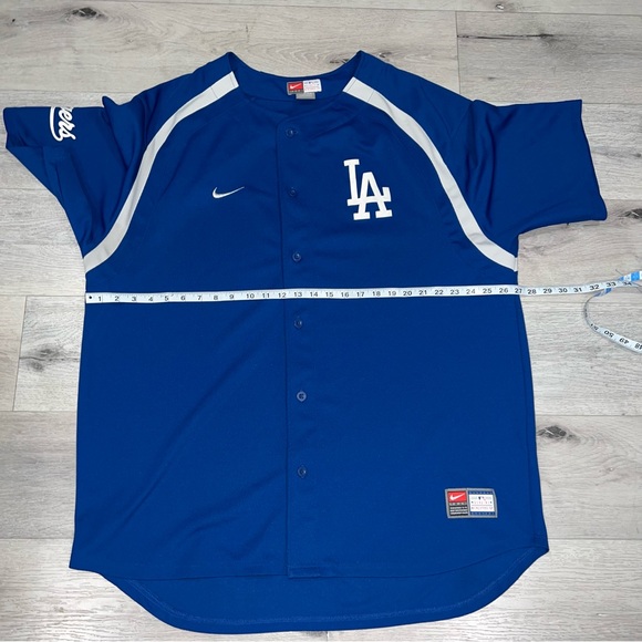Vintage Y2K Los Angeles Dodgers Jersey Mens XXL Blue Nike Team Genuine Merch. - Picture 1 of 9